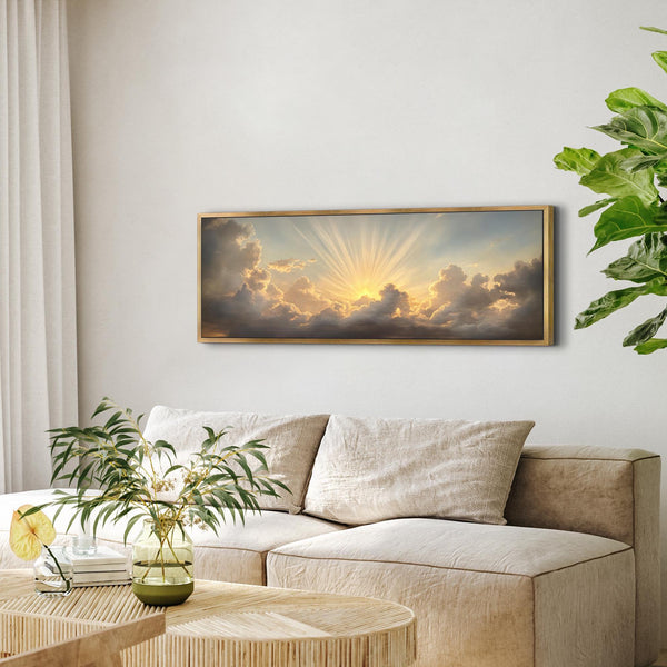 Vintage Sunset Wall Art Canvas Art for Living room - View 6