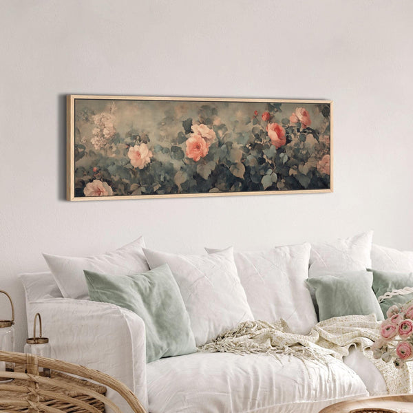 Vintage Rose Canvas Wall Art Canvas Art for Living room