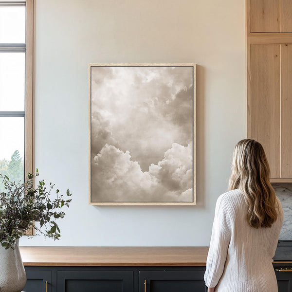 Vintage Cloud Wall Art Canvas Art