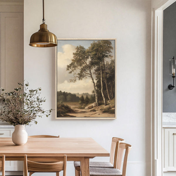 Vintage Landscape Art Canvas Art for Living room - View 6