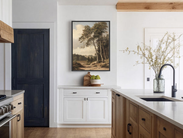 Vintage Landscape Art Canvas Art for Living room - View 4