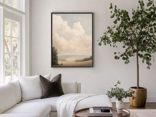 Vintage Landscape Painting Wall Art Canvas Art