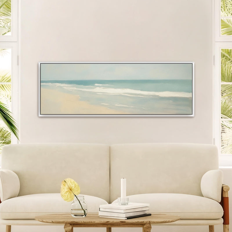 Seascape Wall Art Painting - Minimalist Canvas Art - View 4