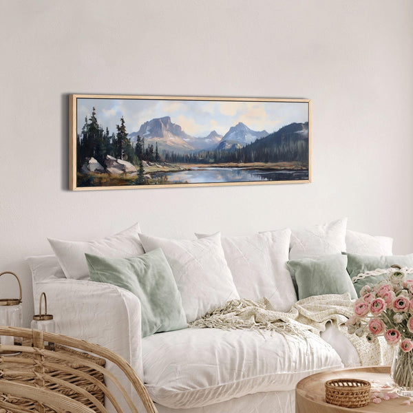 Rocky Mountain National Park Painting Canvas Art