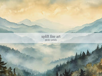 Great Smoky Mountains National Park Painting Canvas Art - View 2