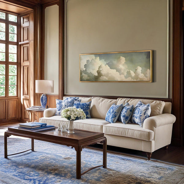 Moody Cloud Painting Canvas Art - View 7