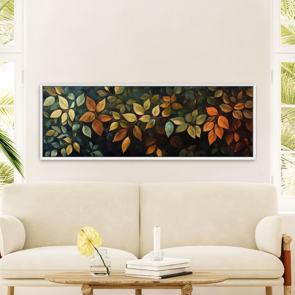 Rustic Leaves Wall Art Canvas Canvas Art - View 7
