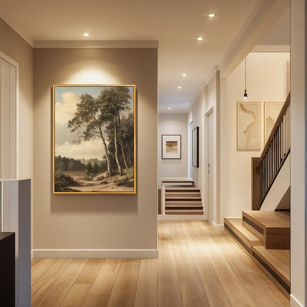 Vintage Landscape Art Canvas Art for Living room - View 5