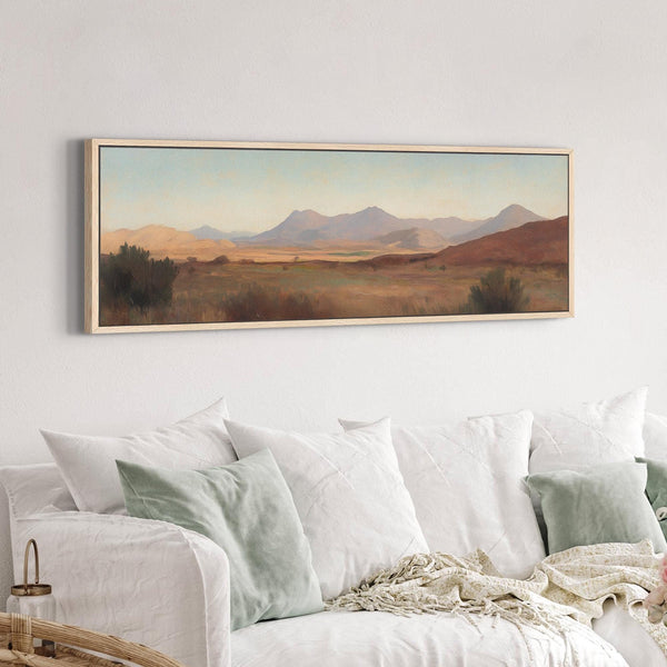 Vintage Western Landscape Canvas Art Print Canvas Art