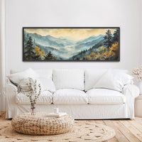 Great Smoky Mountains National Park Painting Canvas Art - View 5