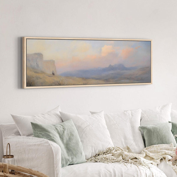 Vintage Western Landscape Canvas Art Print Canvas Art