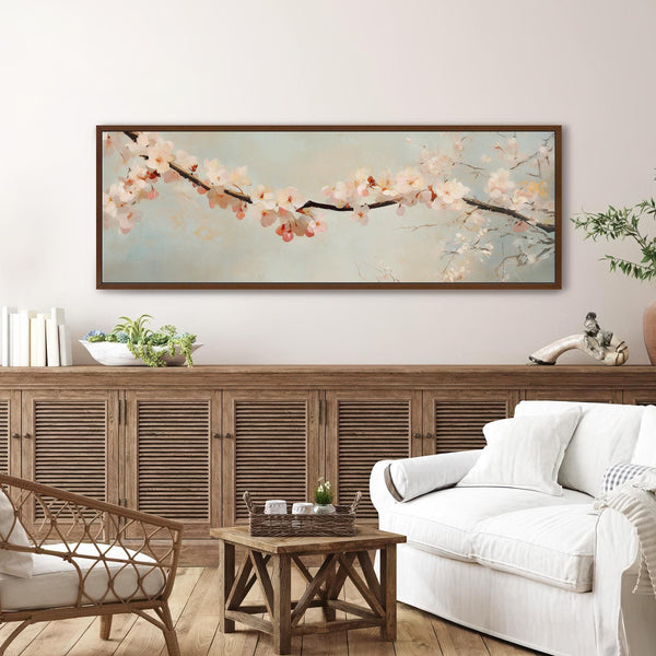 Cherry Blossom Painting Canvas Art - View 4
