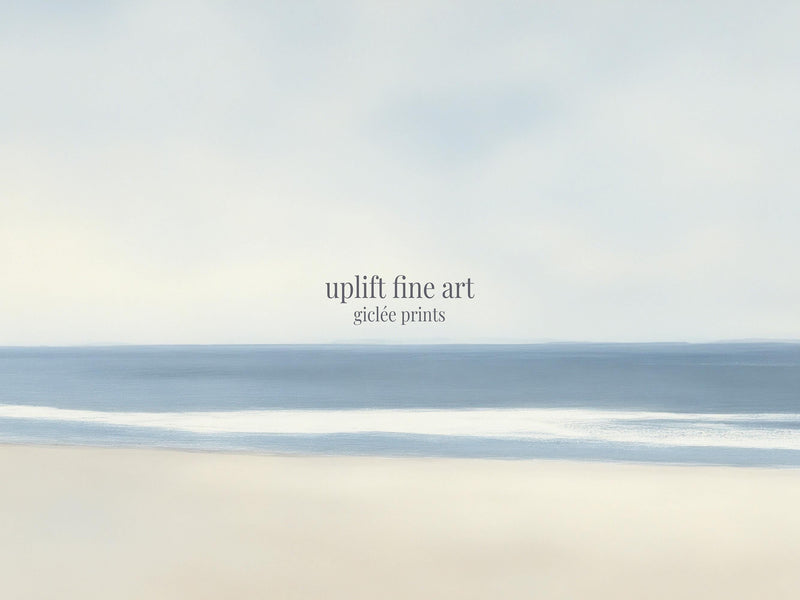 Neutral Ocean Canvas Art Print Canvas Art - View 2