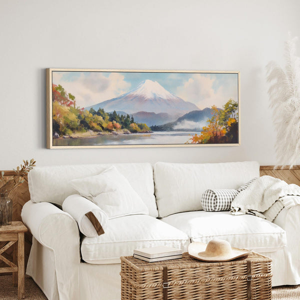 Mount Fuji Autumn Art Print Canvas Art