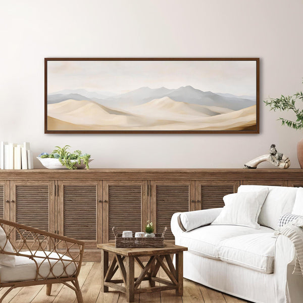 Desert Dunes Wall Art - Abstract Canvas Art - View 3