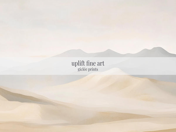 Desert Dunes Wall Art - Abstract Canvas Art - View 2