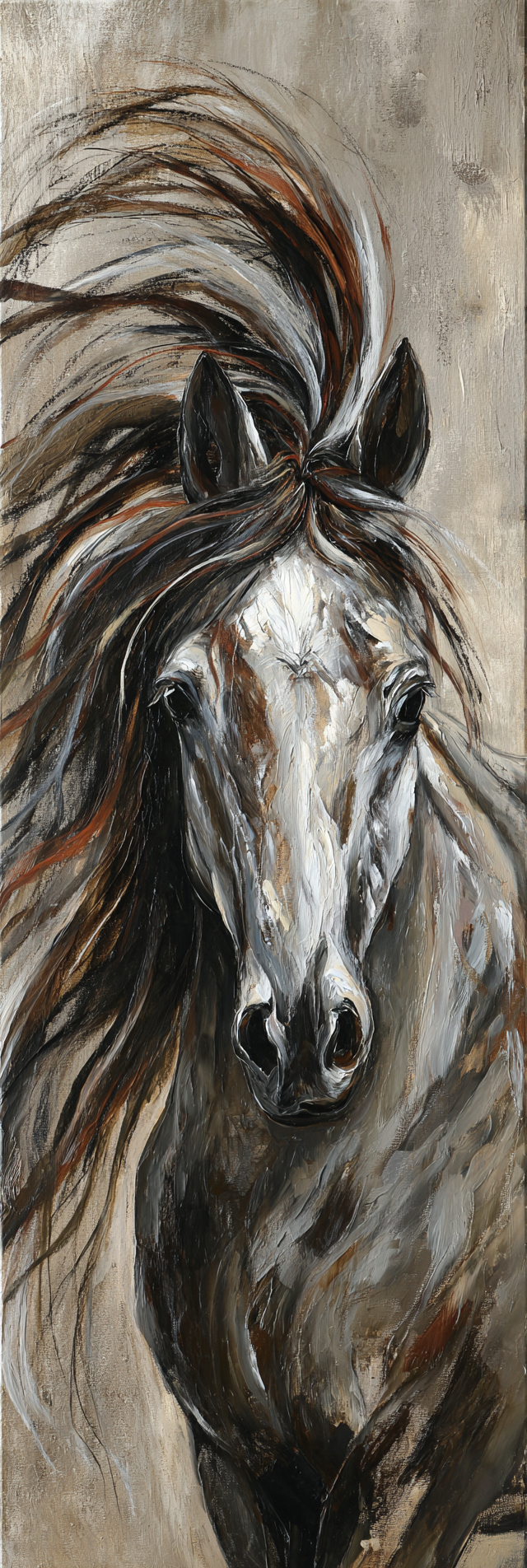 Horse Portrait Canvas Print