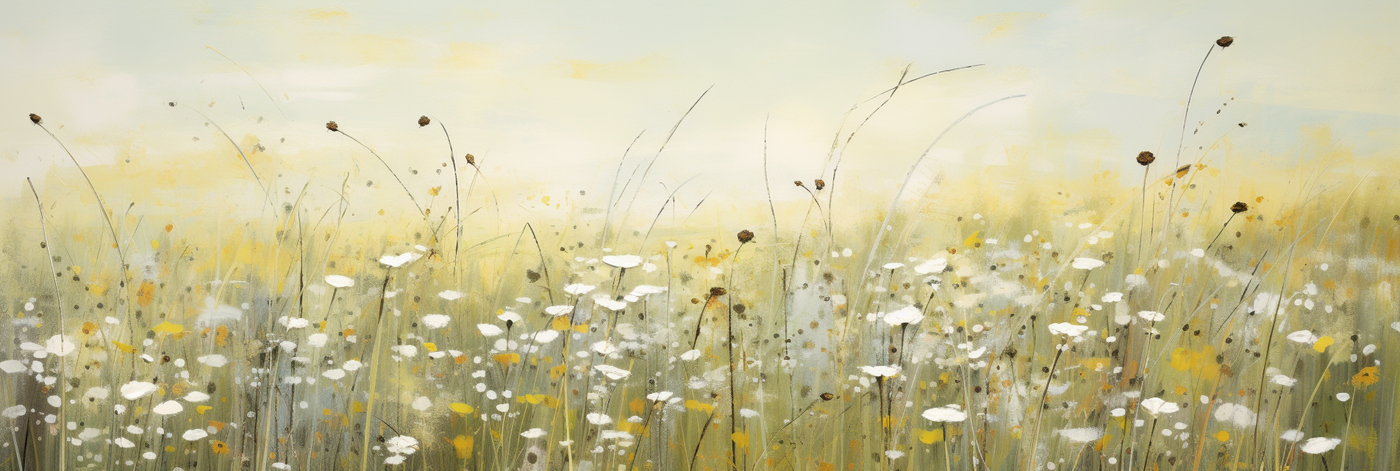 Tableau mural sur toile florale Golden Bloom