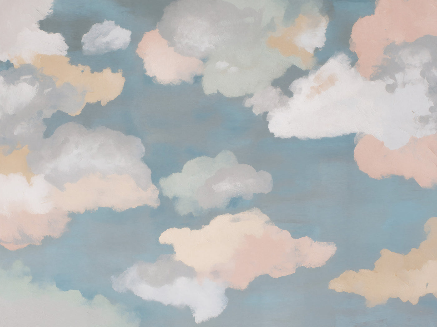 Himmlische Wolken – Leinwanddruck