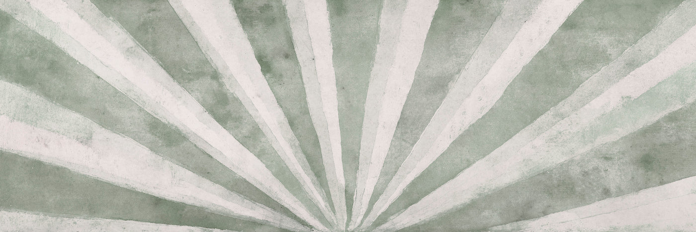 Sage Green Sunburst Wall Art Print