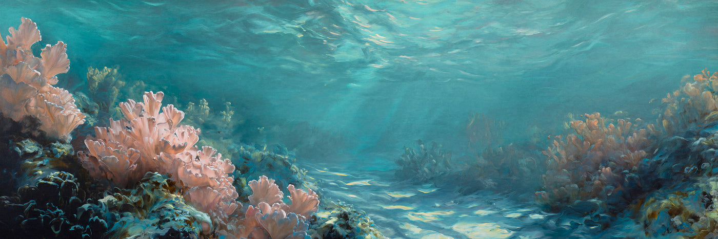 Underwater Coral Reef Canvas Wall Art Print