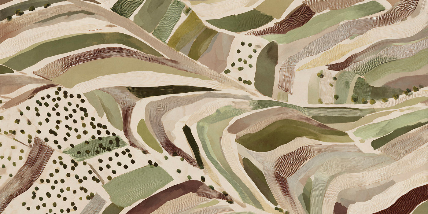 Riverstone Flow - Abstract Organic Landscape Art